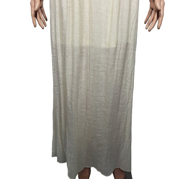 Anthropologie | Flying Tomatoes Women's Embroidered High Neck Maxi Dress Size L - Picture 5 of 12